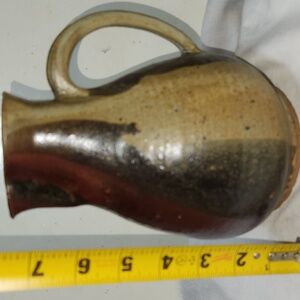 Rustic Multicolor Ceramic Pitcher